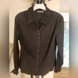 Apt. 9 Stretch Black Shirt